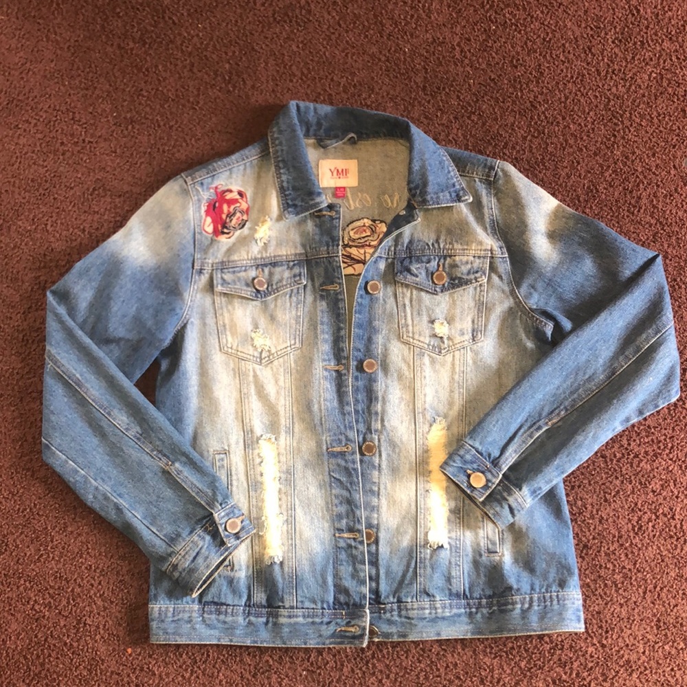 YMI Ripped Jean Jacket